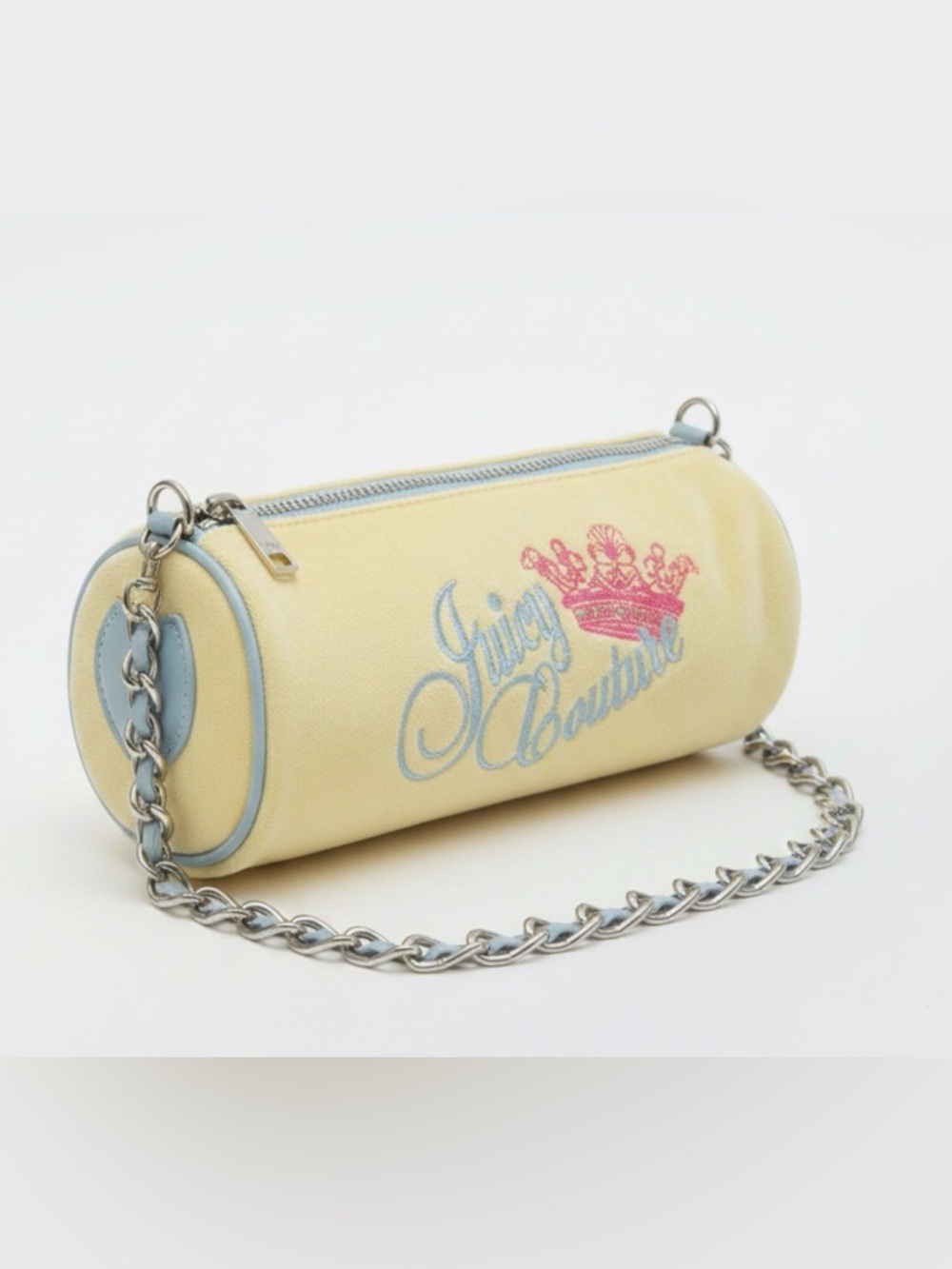 Juicy Couture Limited Edition 3-piece Yellow Terry Barrel Bag & Accessories - Picture 4 of 13